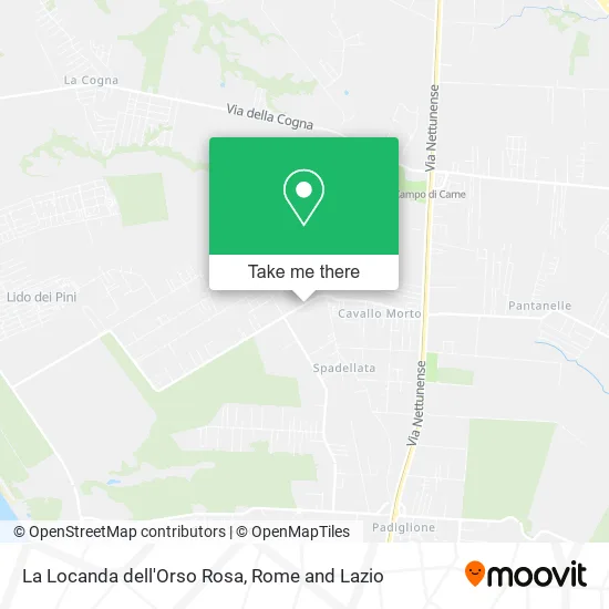 The Pink Bear Inn map