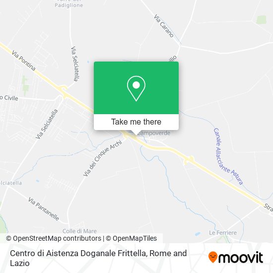 Centro di Aistenza Doganale Frittella map