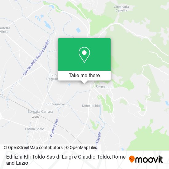 Edilizia F.lli Toldo Sas di Luigi e Claudio Toldo map