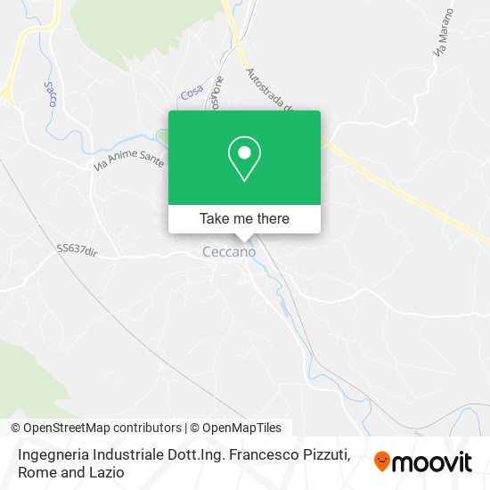 Ingegneria Industriale Dott.Ing. Francesco Pizzuti map