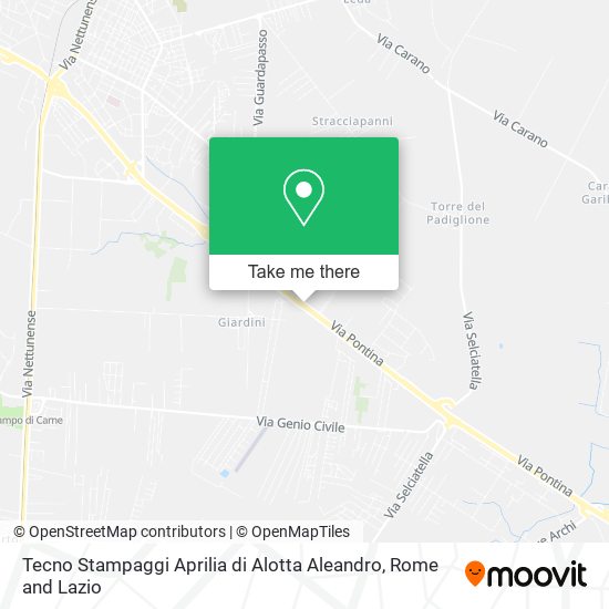 Tecno Stampaggi Aprilia di Alotta Aleandro map