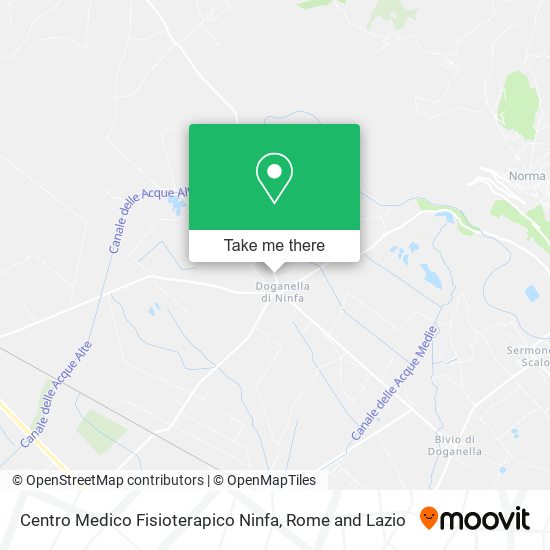 Centro Medico Fisioterapico Ninfa map