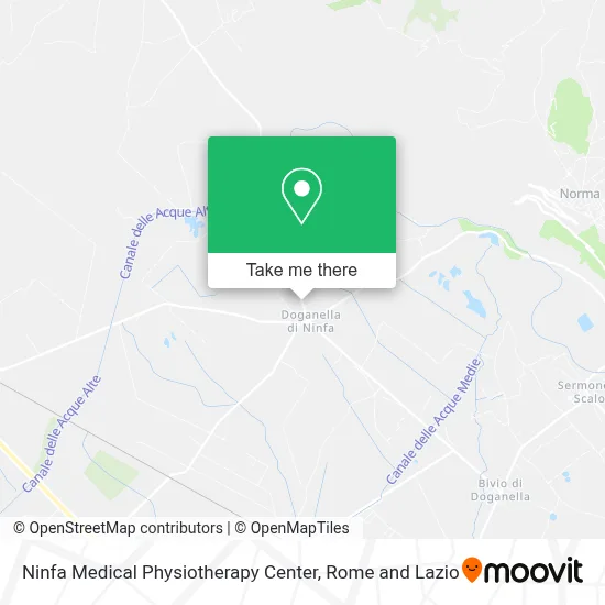 Ninfa Medical Physiotherapy Center map