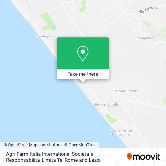 Agri Farm Italia International Societa' a Responsabilita' Limita Ta map
