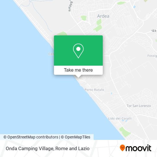 Onda Camping Village map