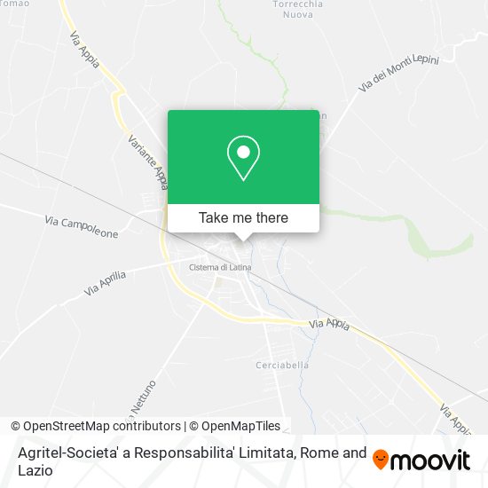 Agritel-Societa' a Responsabilita' Limitata map