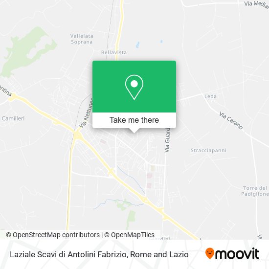 Laziale Scavi di Antolini Fabrizio map