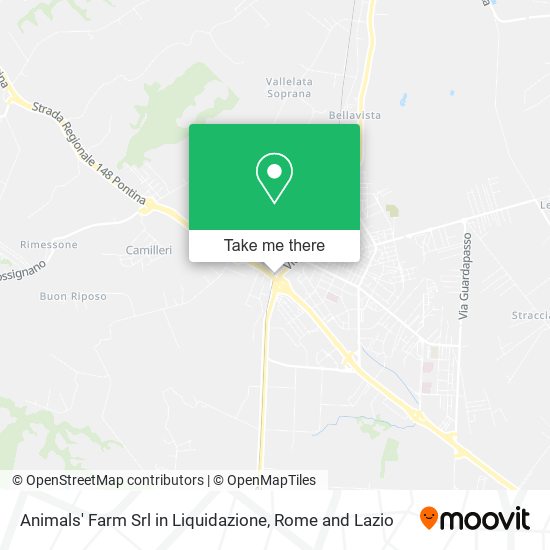 Animals' Farm Srl in Liquidazione map