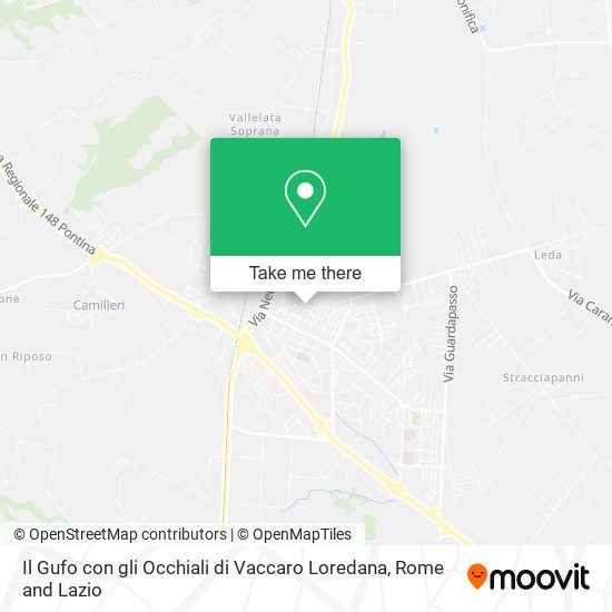 Il Gufo con gli Occhiali di Vaccaro Loredana map