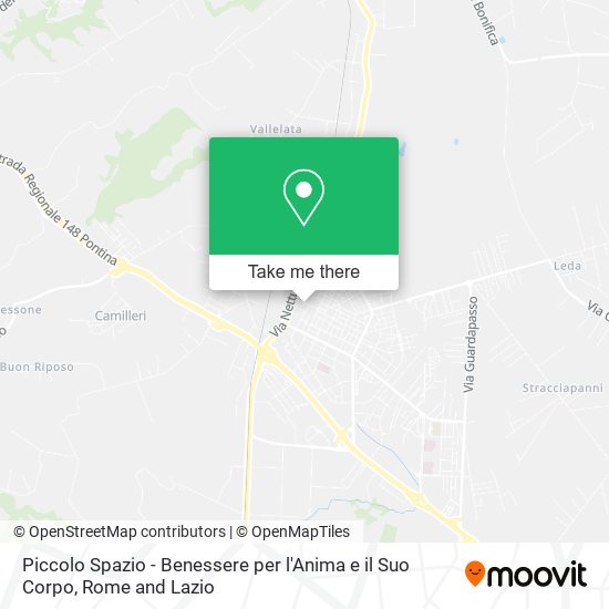 Piccolo Spazio - Benessere per l'Anima e il Suo Corpo map