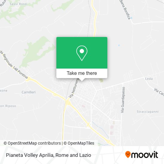 Pianeta Volley Aprilia map