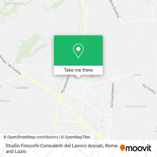 Studio Finocchi-Consulenti del Lavoro Aociati map