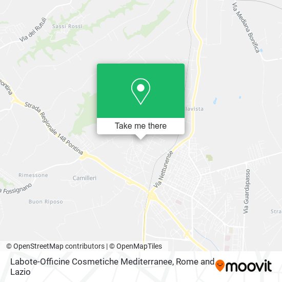 Labote-Officine Cosmetiche Mediterranee map