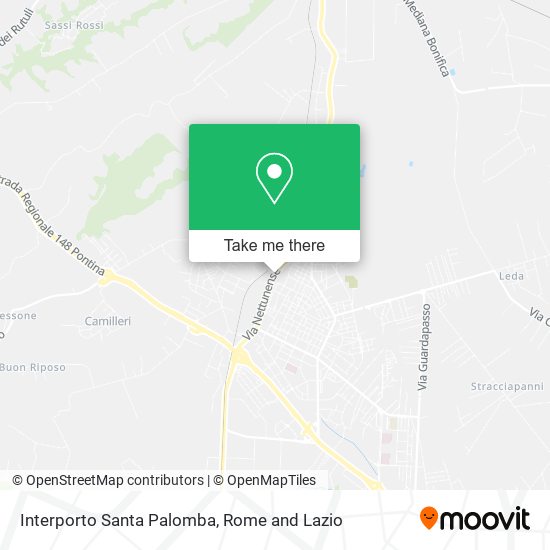 Interporto Santa Palomba map