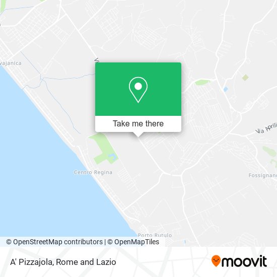 A' Pizzajola map