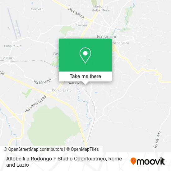 Altobelli at Rodorigo F Dental Studio map