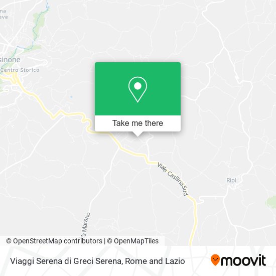 Viaggi Serena di Greci Serena map