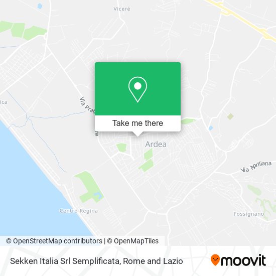 Sekken Italia Srl Semplificata map