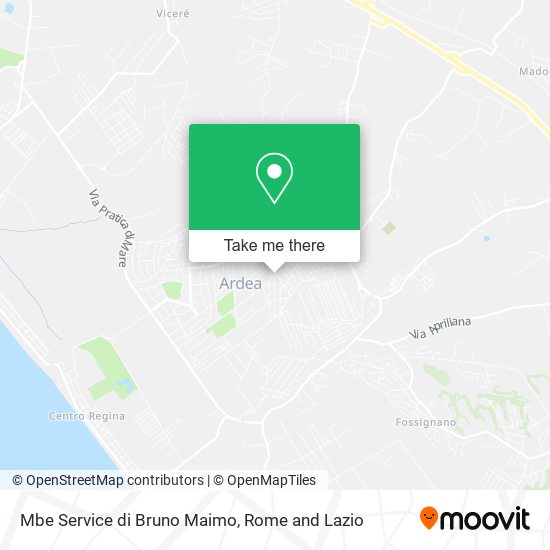 Mbe Service di Bruno Maimo map