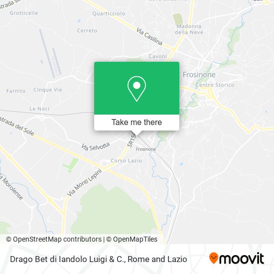 Drago Bet di Iandolo Luigi & C. map