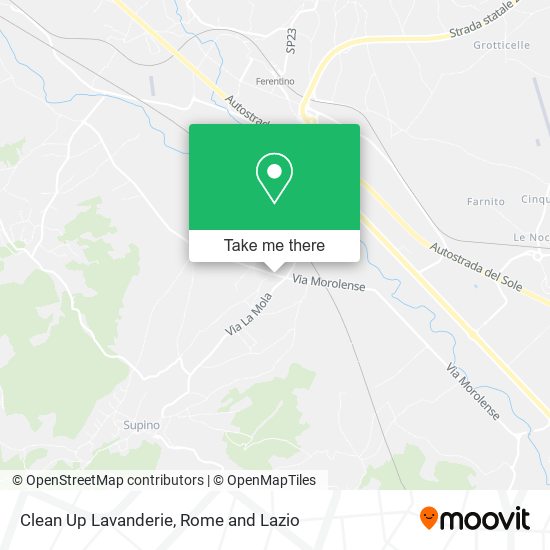 Clean Up Lavanderie map