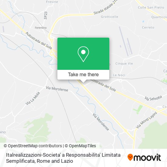 Italrealizzazioni-Societa' a Responsabilita' Limitata Semplificata map