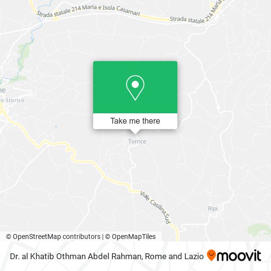 Dr. al Khatib Othman Abdel Rahman map