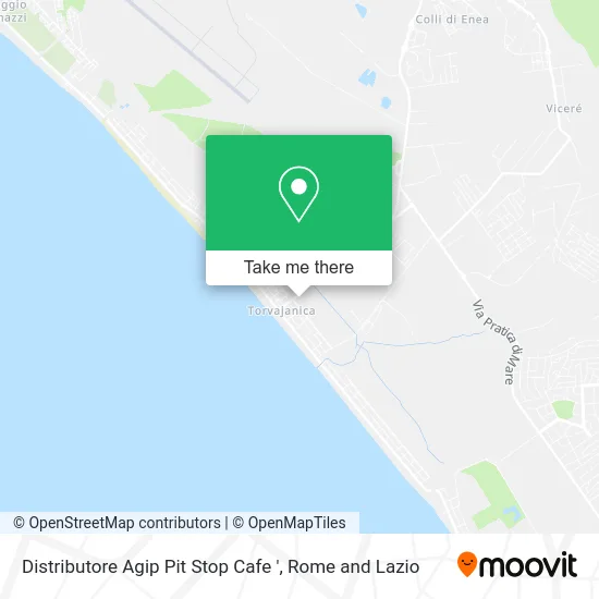 Distributore Agip Pit Stop Cafe ' map