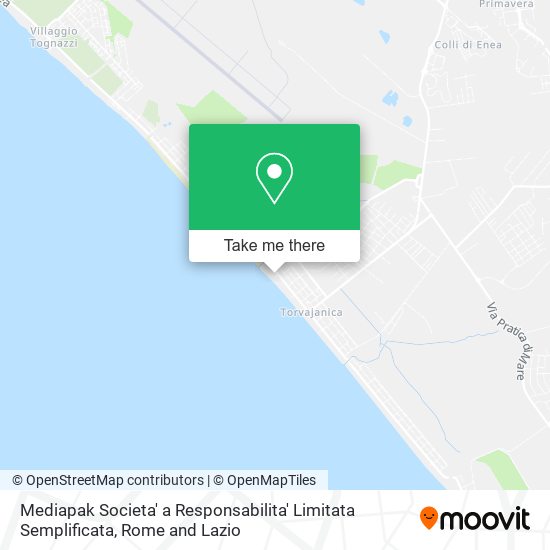 Mediapak Societa' a Responsabilita' Limitata Semplificata map