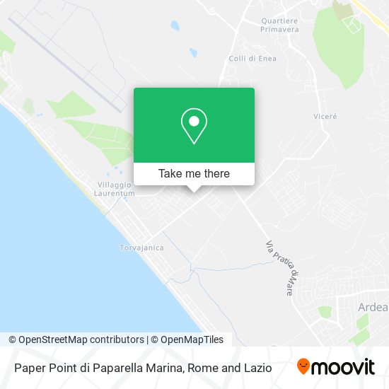 Paper Point di Paparella Marina map