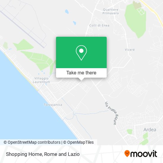 Shopping Home map