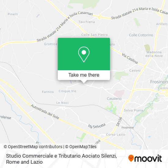 Studio Commerciale e Tributario Aociato Silenzi map