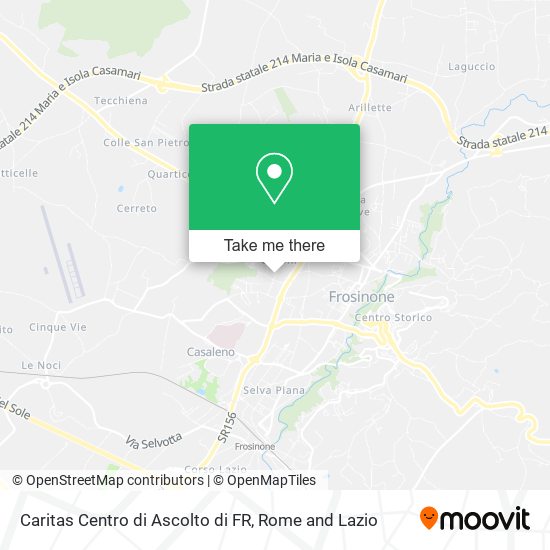 Caritas Centro di Ascolto di FR map