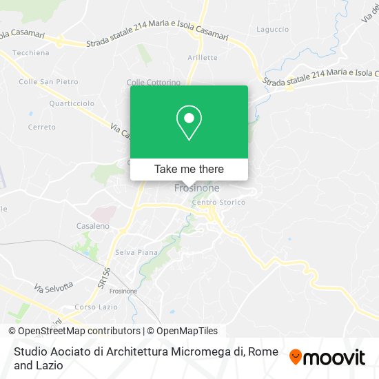 Studio Aociato di Architettura Micromega di map