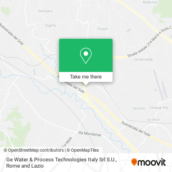 Ge Water & Process Technologies Italy Srl S.U. map