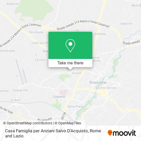 Casa Famiglia per Anziani Salvo D'Acquisto map