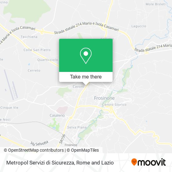 Metropol Servizi di Sicurezza map