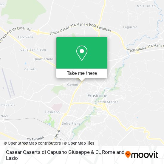 Casear Caserta di Capuano Giuseppe & C. map