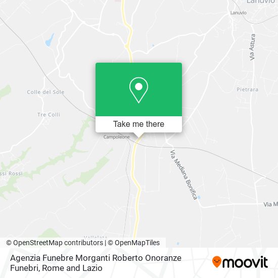 Agenzia Funebre Morganti Roberto Onoranze Funebri map