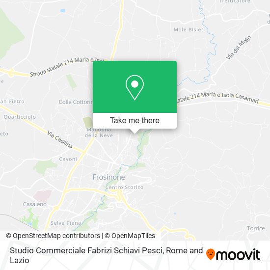 Studio Commerciale Fabrizi Schiavi Pesci map
