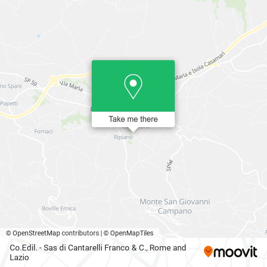 Co.Edil. - Sas di Cantarelli Franco & C. map