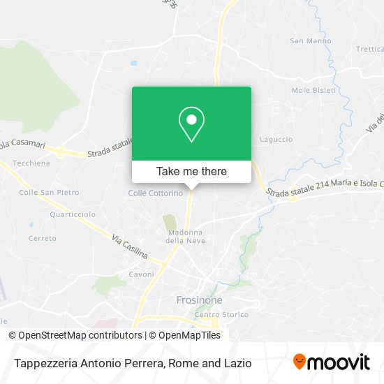 Tappezzeria Antonio Perrera map