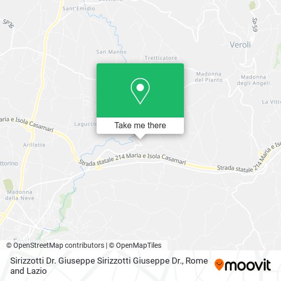 Sirizzotti Dr. Giuseppe Sirizzotti Giuseppe Dr. map