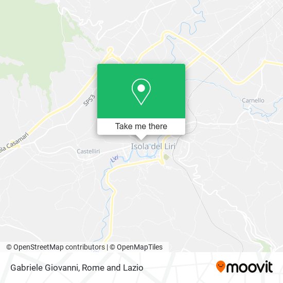 Gabriele Giovanni map