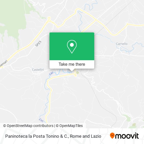Paninoteca la Posta Tonino & C. map