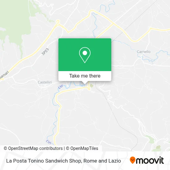 La Posta Tonino Sandwich Shop map