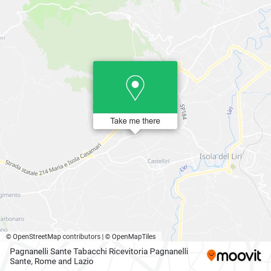 Pagnanelli Sante Tabacchi Ricevitoria Pagnanelli Sante map