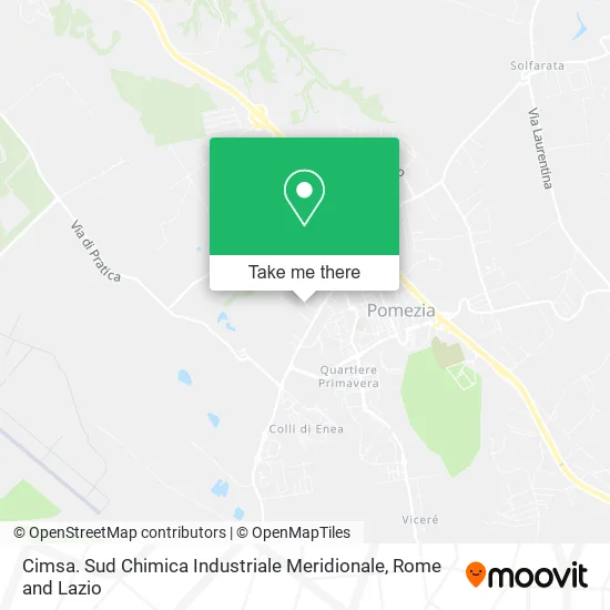 Cimsa. Sud Industrial Chemical Meridional map