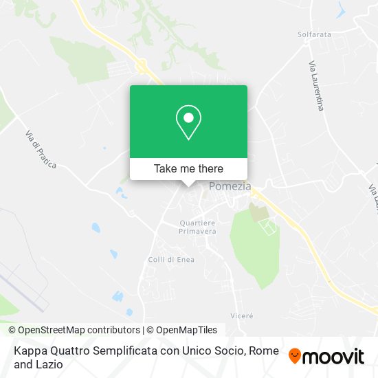 Kappa Quattro Semplificata con Unico Socio map