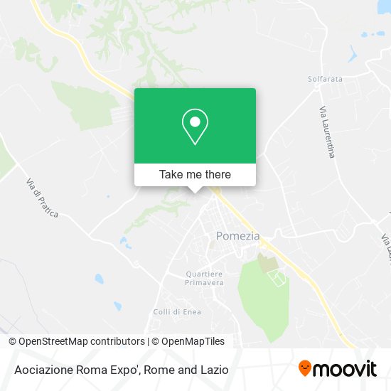 Aociazione Roma Expo' map